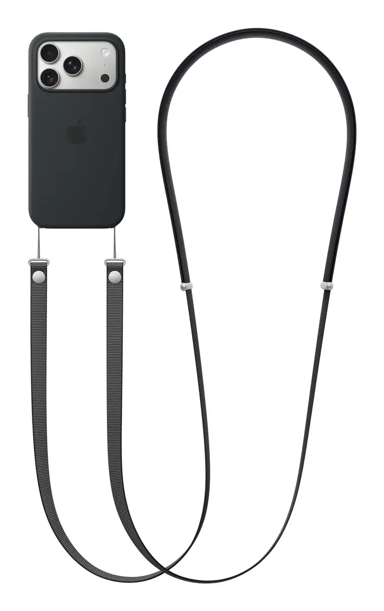 Strap Apple Crossbody Strap - Black Photo 2