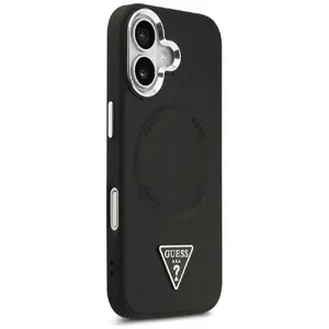 Phone case GUESS MagSafe Case Triangle Logo for iPhone 17, Black