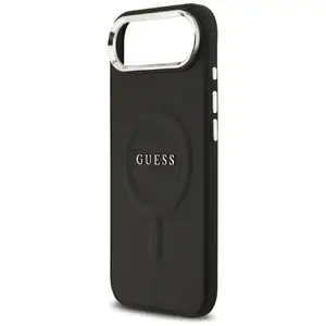 GUESS MagSafe Case for iPhone — Classic Logo, Air Black