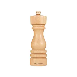 Salt grinder Cole and Mason London Beechwood 180 mm — ceramic mechanism, adjustable grind