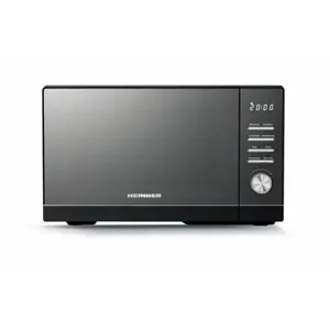 Микроволновая печь Heinner LA1633HMW-MD25DMRBK 25 л 800 Вт чёрная, нержавеющая сталь