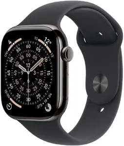 Viedpulkstenis Apple Watch Series 11 GPS 42mm Jet Black Alumīnija Kaste ar melnu sporta siksnu M/L