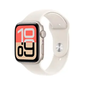 Apple Watch SE 3 GPS 44mm Zvaigžņu alumīnija korpuss ar Starlight Sport joslu S/M