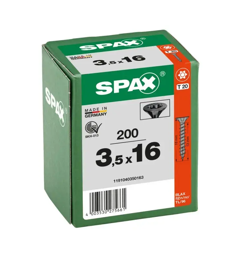 Vītnis SPAX BLAX 16 mm Photo 3