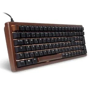 Sharkoon SGK50 S2 keyboard Home USB QWERTZ German Wood RGB LED