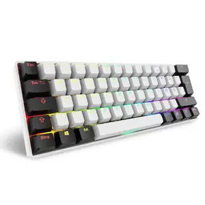 Sharkoon SGK50 S4 keyboard Home USB QWERTZ German White RGB LED 60%