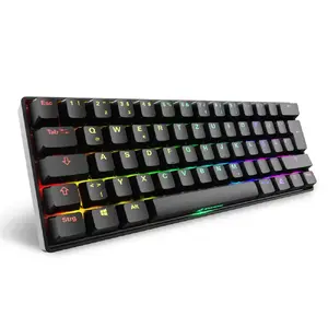 Клавиатура Sharkoon 100065629 USB QWERTZ Немецкая Черная 60% RGB LED