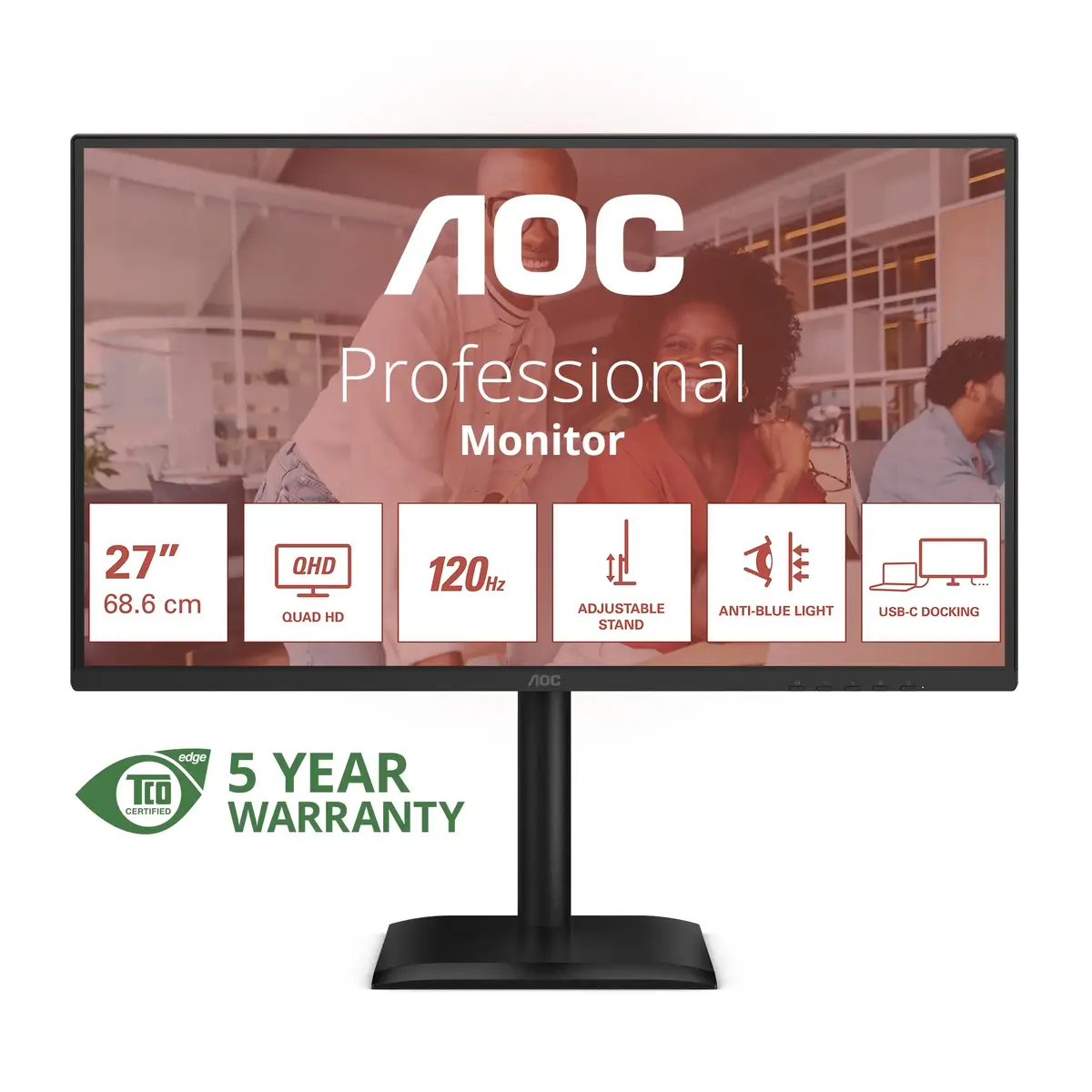 Монитор AOC E4 Q27E4CV Photo 3