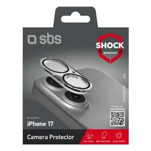 Защитное стекло и защитник камеры SBS TECAMGLIP1763 для Apple iPhone 17/16 Устойчивость к ударам и царапинам