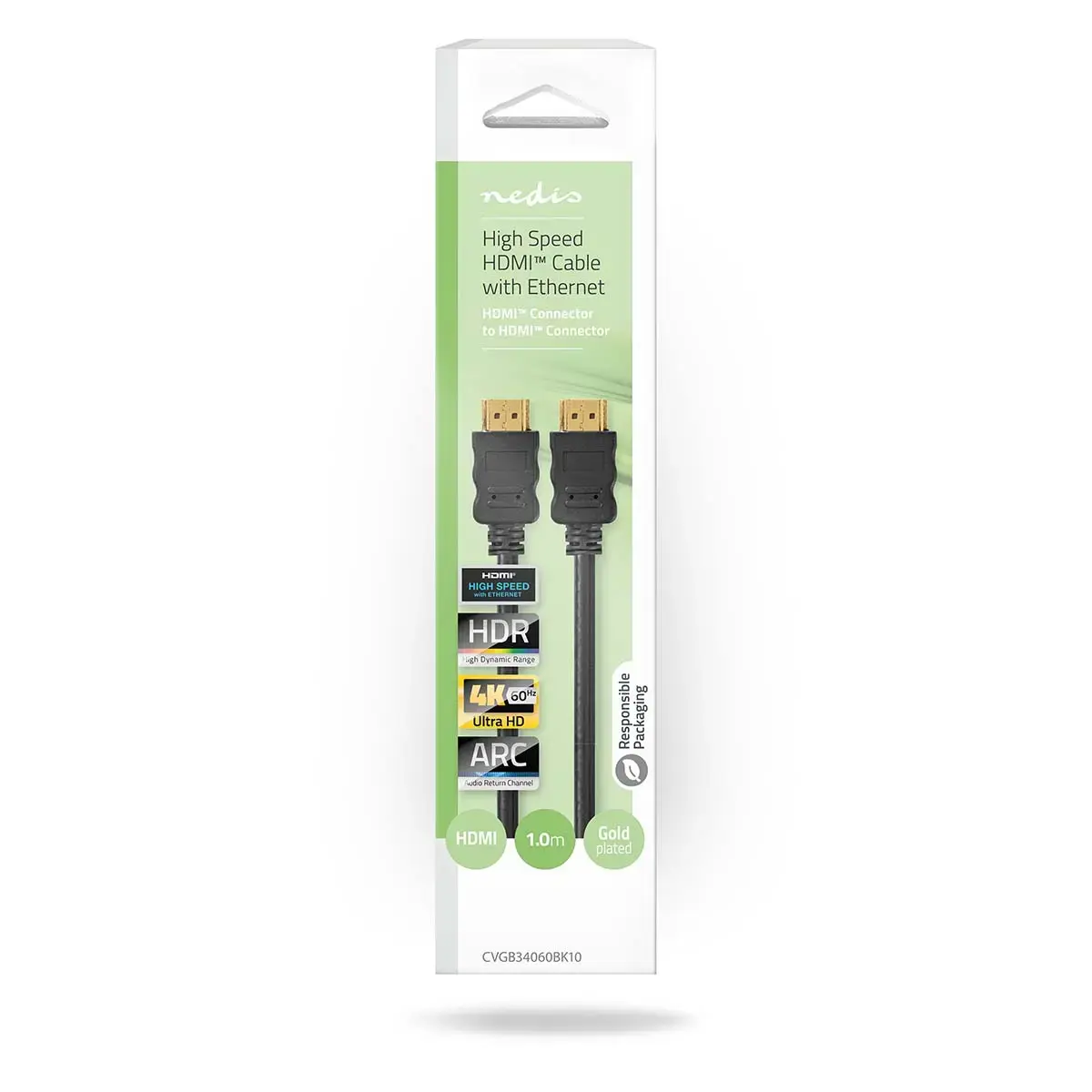 HDMI kabelis Nedis CVGB34060BK10 Photo 3