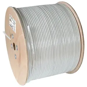 Coaxial Cable Axing SKB09403 500m White 6.6mm