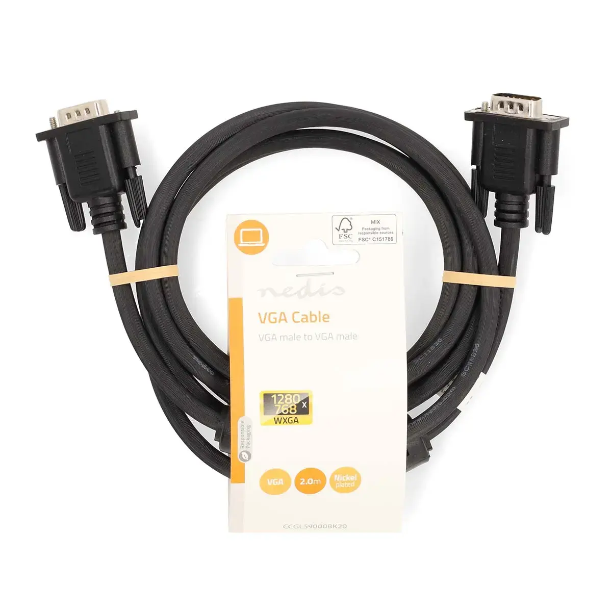 VGA kabelis Nedis CCGL59000BK20 Photo 3