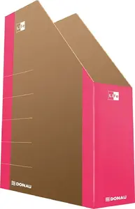 File organizer Donau LIFE 330289116 — pink cardboard, A4