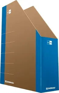 File organizer Donau LIFE 330289101 — Blue cardboard, A4 size