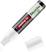 Marker Edding 52 EcoLine white 4.0–15.0 mm, refillable whiteboard/chalk marker