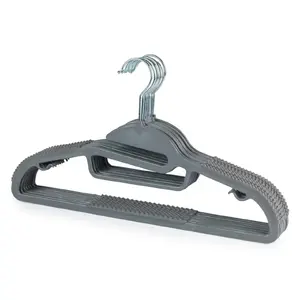 Clothes hangers Beldray slimline grey 8-pack, non-slip slim design