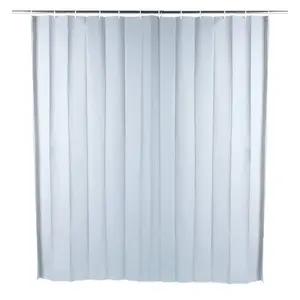 Shower curtain Beldray LA028268LGRYUFFEU7 Antibac Gray – antibacterial bathroom curtain, standard size