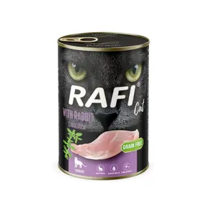 Wet cat food dolina noteci Rafi with rabbit, 400 g, complete adult wet food, grain-free, gluten- and soy-free