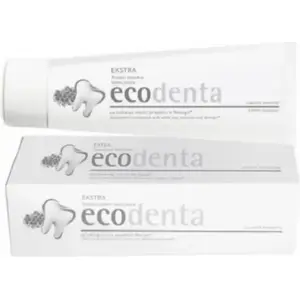 Zobu pasta Ecodenta EXTRA TRIPLE EFFECT 100 ml – bezfluora mutes kopšanas līdzeklis