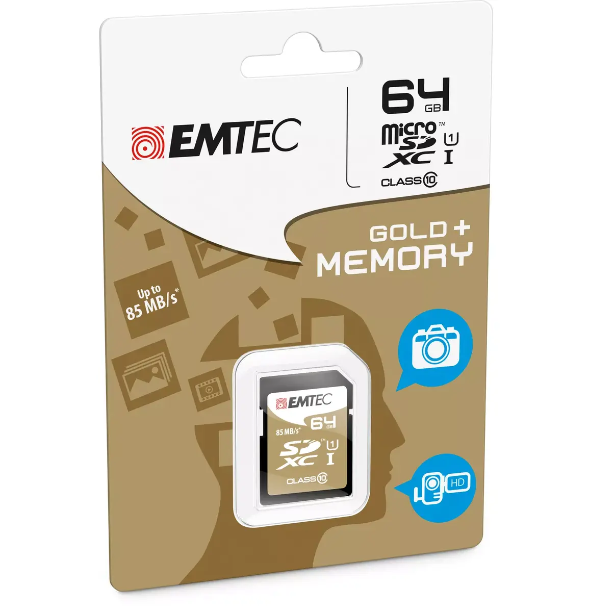 Zibatmiņa Emtec 64GB ECMSD64GXC10GP Photo 2