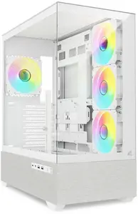 Computer case Sharkoon Gehäuse AK7 ARGB ATX white