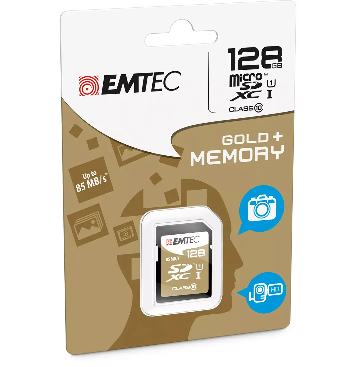 Флеш-карта Emtec 128ГБ ECMSD128GXC10GP Photo 2