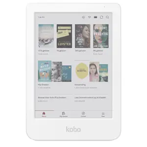 E-grāmatu lasītājs Kobo Clara Colour N367 — 6" E Ink Kaleido skārienekrāns, 16 GB, Wi‑Fi, Bluetooth, balts
