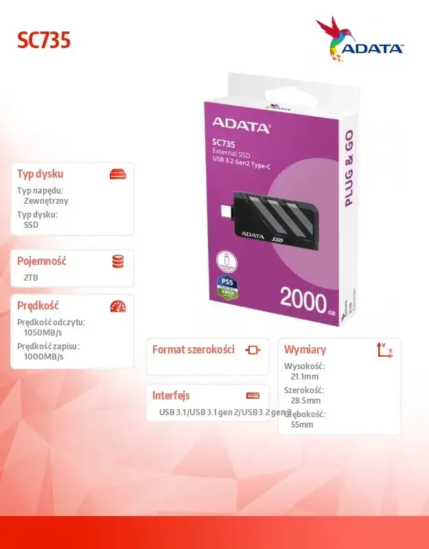 SSD Disk ADATA SC735 Photo 7