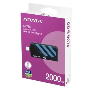 SSD Disk External ADATA 2TB Portable U3.2C SC735