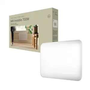Mill Invisible Heater IB700DN Panel Heater 700 W White IPX4 Electronic Thermostat X-Aluminum Heating Element Suitable for Rooms up to 9-12 m²