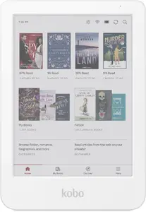 Электронная книга Kobo Clara Colour Сенсорный экран 16 ГБ Wi-Fi Белый E Ink Kaleido 6 дюймов