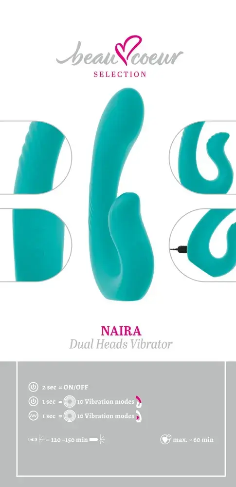 beau cœur NAIRA Dual двуголовый вибратор Photo 10