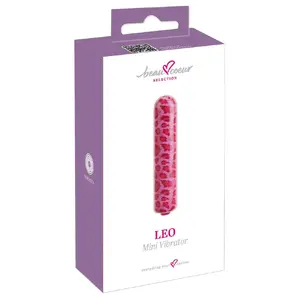 Компактный вибратор beau coeur Leo Mini Vibrator 54064040000 — длина 8.7 см, Ø 1.9 см, 10 режимов вибрации, ABS, батарейка в комплекте