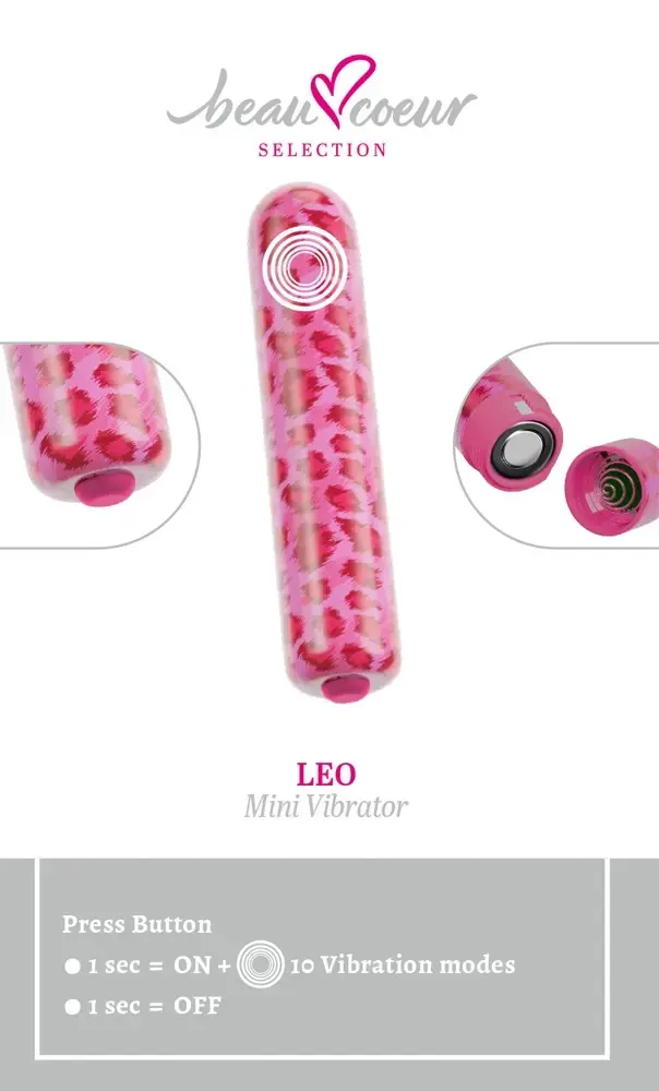 beau coeur Leo Mini Vibrator 54064040000 — компактный вибратор Photo 7