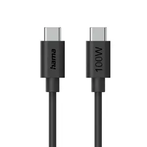USB Cable Hama 00086448 1.2m USB C Black USB 2.0