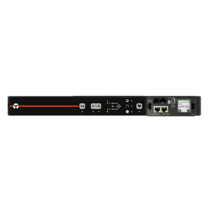 PDU Vertiv Geist VA7U21A0 6 AC izejas 1U Uzraudzīts Melns