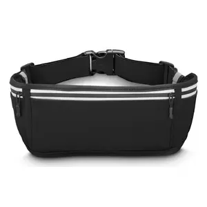 Waist Bag Hama 00019859 Lycra Black