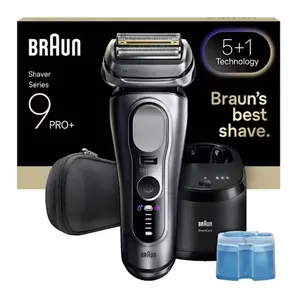 Электробритва Braun Series 9 Pro+ 9667CC Серебристая Нержавеющая сталь