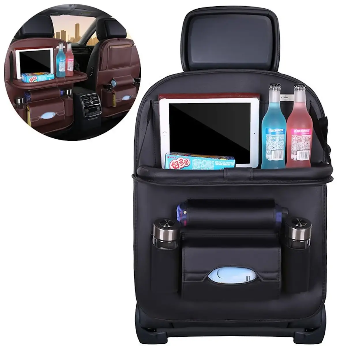 Car seat organizer Riff RF-CAR-ORG-BK Photo 6
