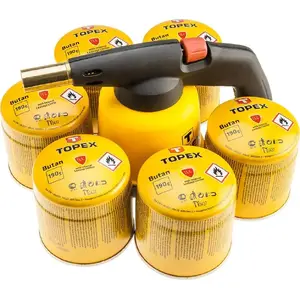 Gas soldering lamp Topex TOP-44E148 with 6 gas cartridges