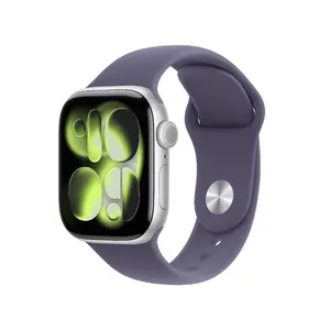 Умные часы Apple Watch Series 11 GPS 42mm Серебряный алюминий Фиолетовый ремешок