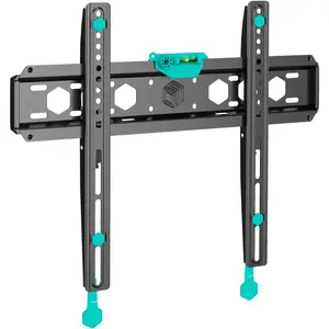 TV floor mount ONKRON FM5-B for 35"–65" (88.9–165.1 cm), VESA up to 400×400, max load 68 kg, black