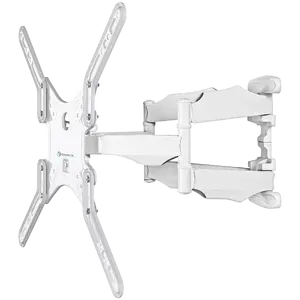 Кронштейн для ТВ наклонно-поворотный ONKRON M5-W для 37"–70" (до 36,4 кг), VESA 100x100–400x400, белый