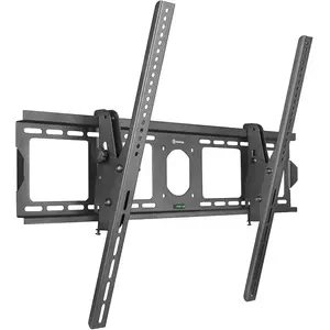 TV wall mount ONKRON UT4-B for 55–100 inch TVs, black, fixed tilt bracket