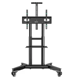 TV Stand ONKRON TS1571-B for 32–75 inch TVs, Black, compatible VESA patterns