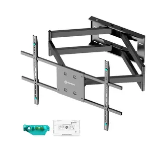 Wall mount ONKRON M8L-B for 42–110" TVs, black, heavy-duty fixed bracket, tilt -5° to 15°, 103–1030 mm distance, supports VESA 100x100–800x600, 100 kg