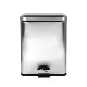 Dual compartment bin Beldray LA035235SSFEU7 stainless steel 5-litre