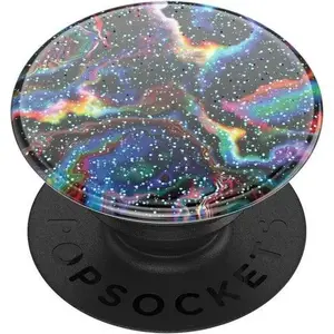 Phone Grip Popsockets Glitter Rainbow Void by Popsockets — collapsible stand and grip accessory