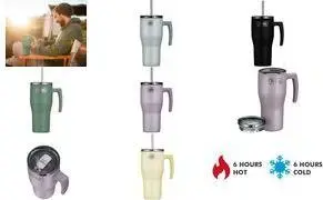 Termokrūze THERMOS REFRESHING SERIES zaļa matēta 850 ml – izolēts dzērienu trauks