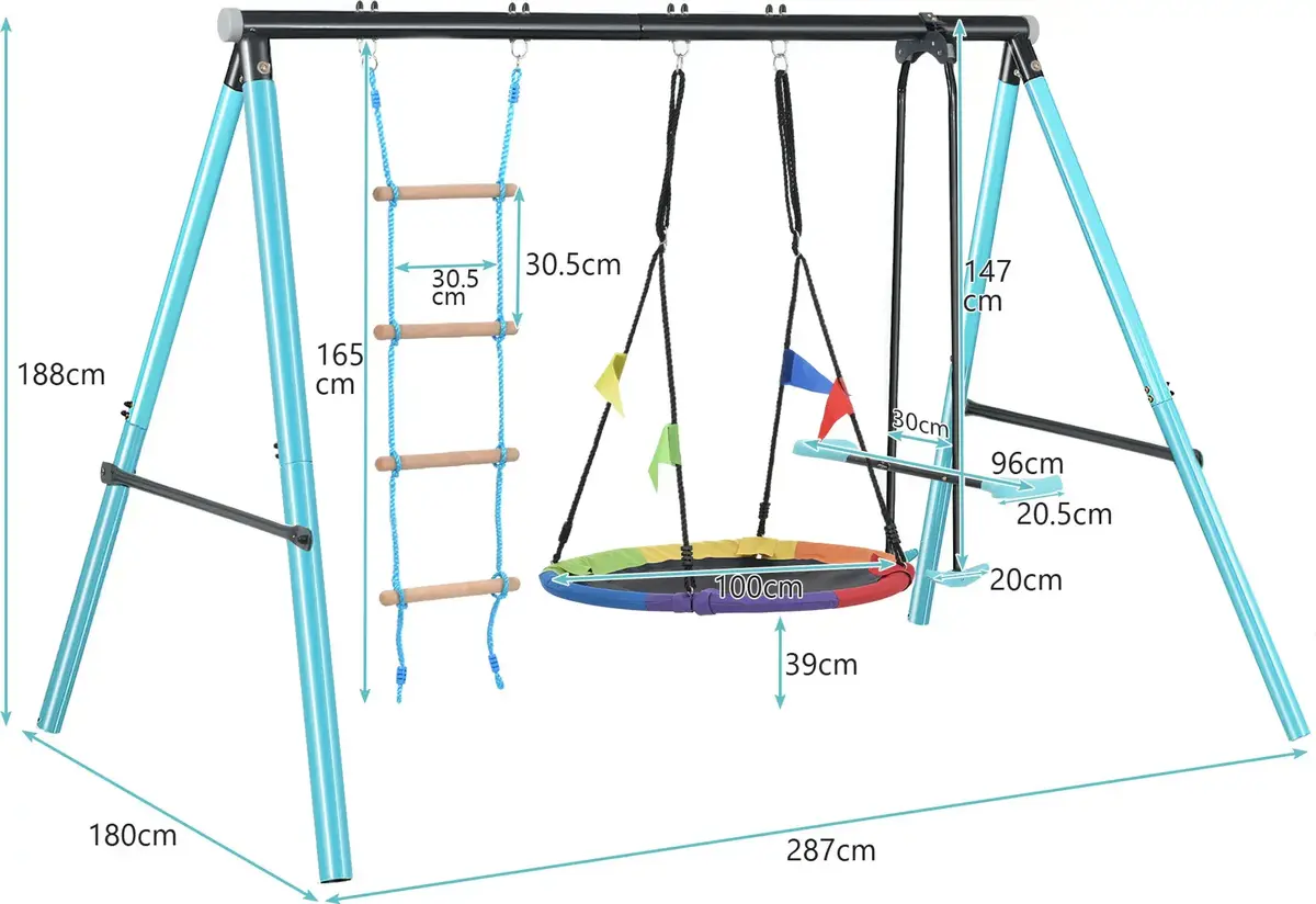 Swing set Extralink BLACK FOREST CD-S019 Photo 2